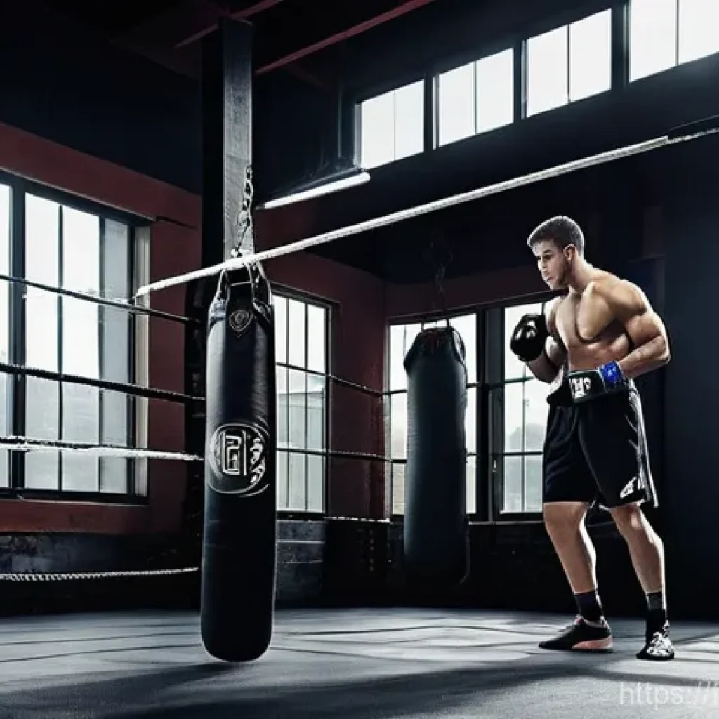 격투기 대회 상금 비교 - **Prompt 1: The Aspiring UFC Fighter's Grind**
"A young, determined male MMA fighter in his earl...