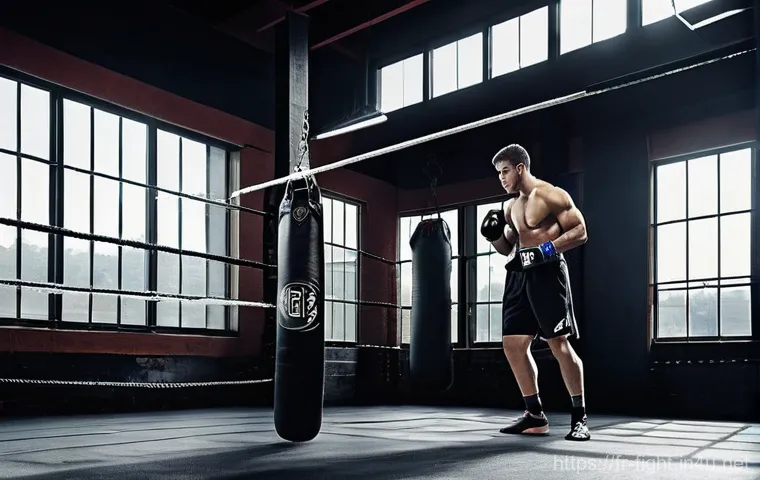 격투기 대회 상금 비교 - **Prompt 1: The Aspiring UFC Fighter's Grind**
    "A young, determined male MMA fighter in his earl...